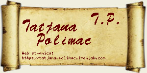 Tatjana Polimac vizit kartica